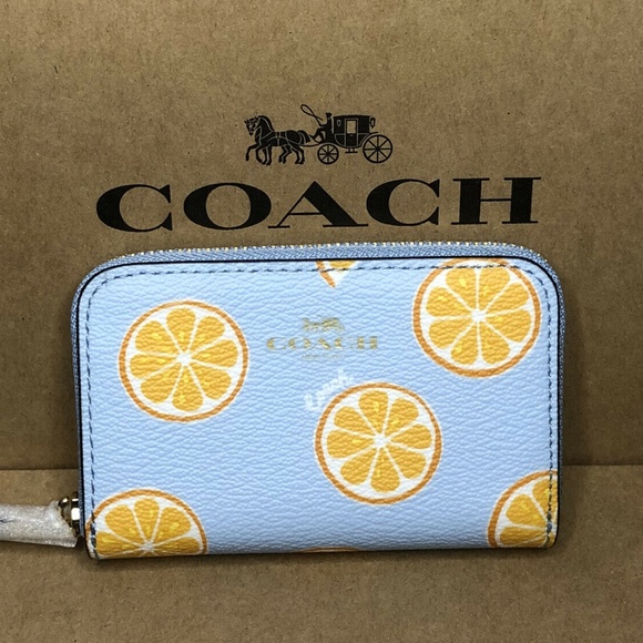 coach lemon wallet